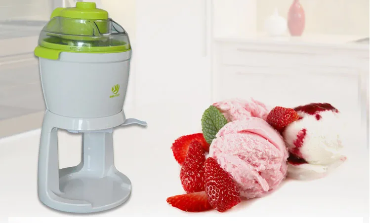 1.Free Shipping Automatic household ice cream machine Small ice cream maker Children ice cream machine Home ice cream machine