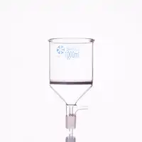 Filtration funnel,with grinding mouth sand board,Capacity 1000ml,Joint 29/32,Sand board specifications G4,Bush funnel,sand board