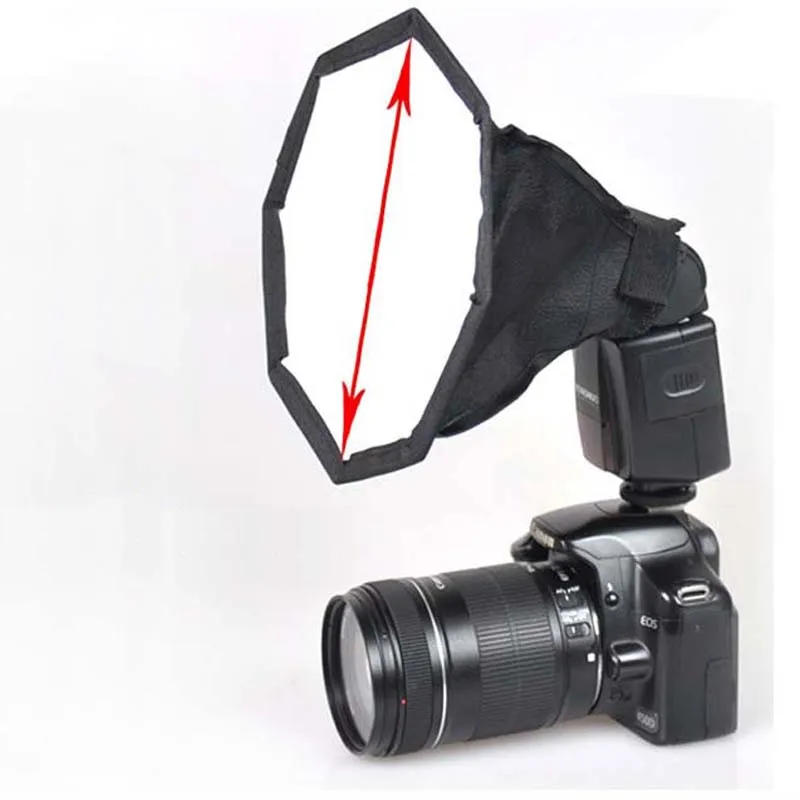 Mini Softbox Flash Diffuser 20cm Octagonal Soft Box for Canon for Nikon
