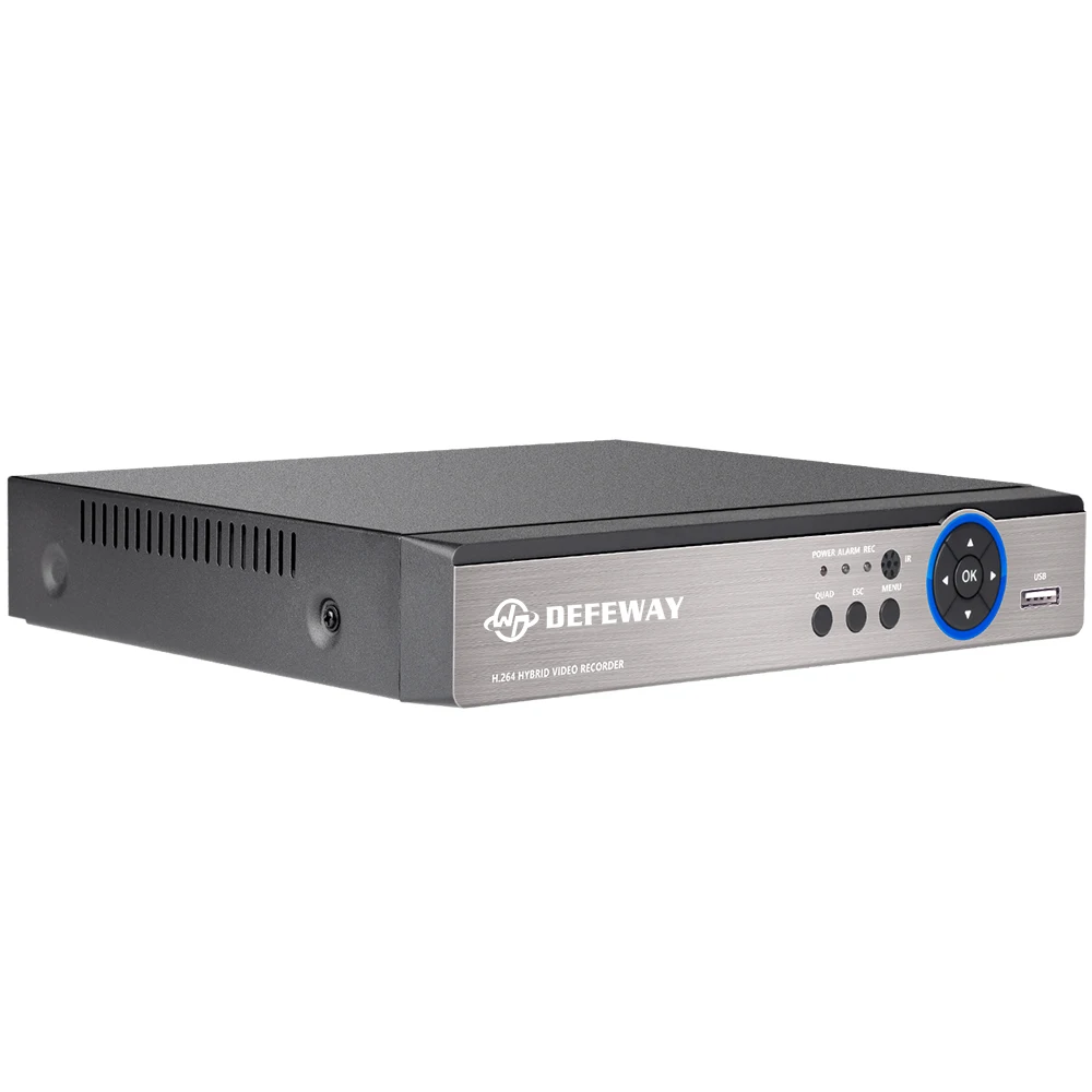 

DEFEWAY 1080N HDMI Surveillance Video Recorder 4 CH AHD DVR Network P2P NVR for IP Camera 4 Channel CCTV Security System No HDD