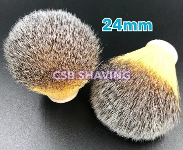 CSB 12 шт кисти для бритья 20 мм/24 мм Sylish дизайн синтетические аксессуары для волос своими руками головка щетки 12 шт./упак - Цвет: 24mm