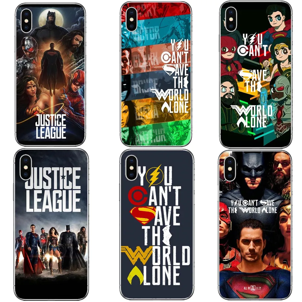 Batman Superman Wonder Woman Hard PC Phone Case For iPhone