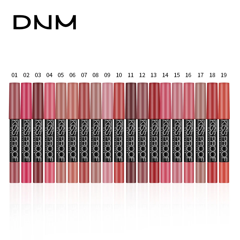 DNM матовая губная помада водостойкая стойкая для губ блеск osmetics карандаш макияж