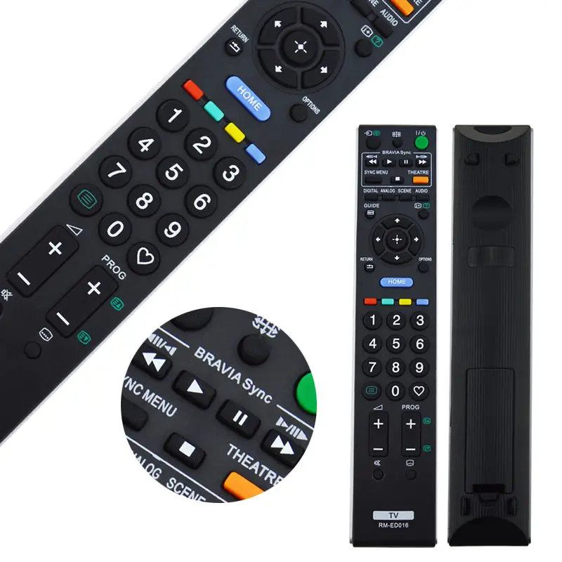 Mayitr 1pc Universal Remote Control Pro Replacement Remote Controller for Sony RM-ED016 LED Smart TV