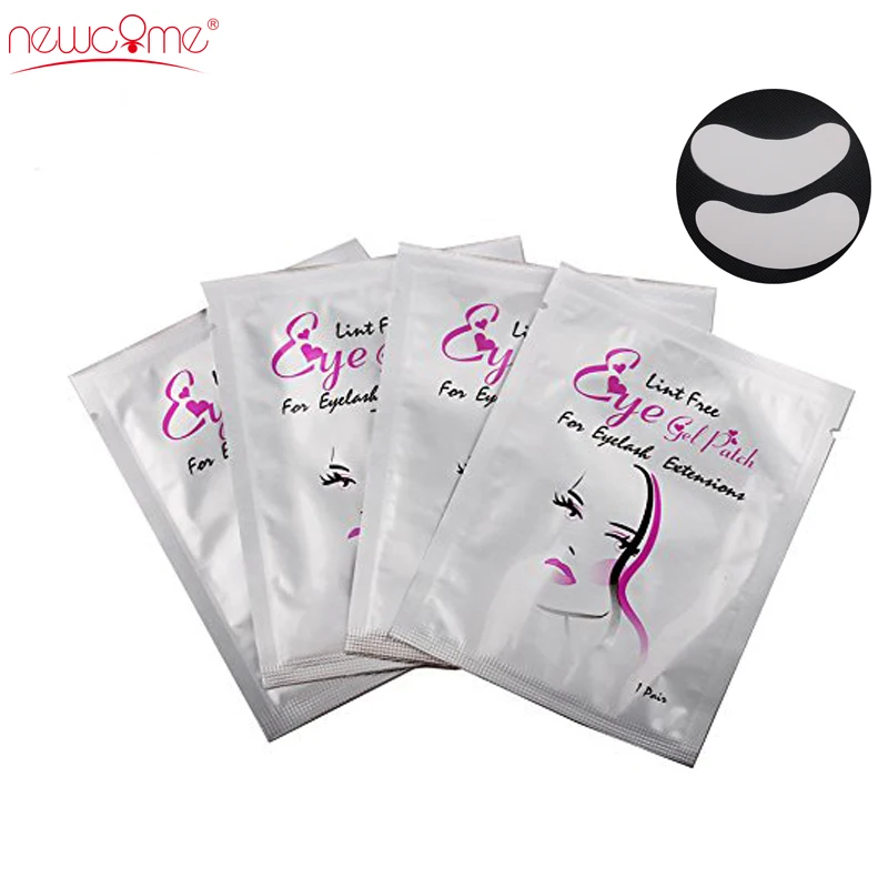 

NEWCOME Lint Free Patches Eyelash Under Eye Pads Eyelash Eye Pads Patches For False Eyelashes for Makeup Professional Tools