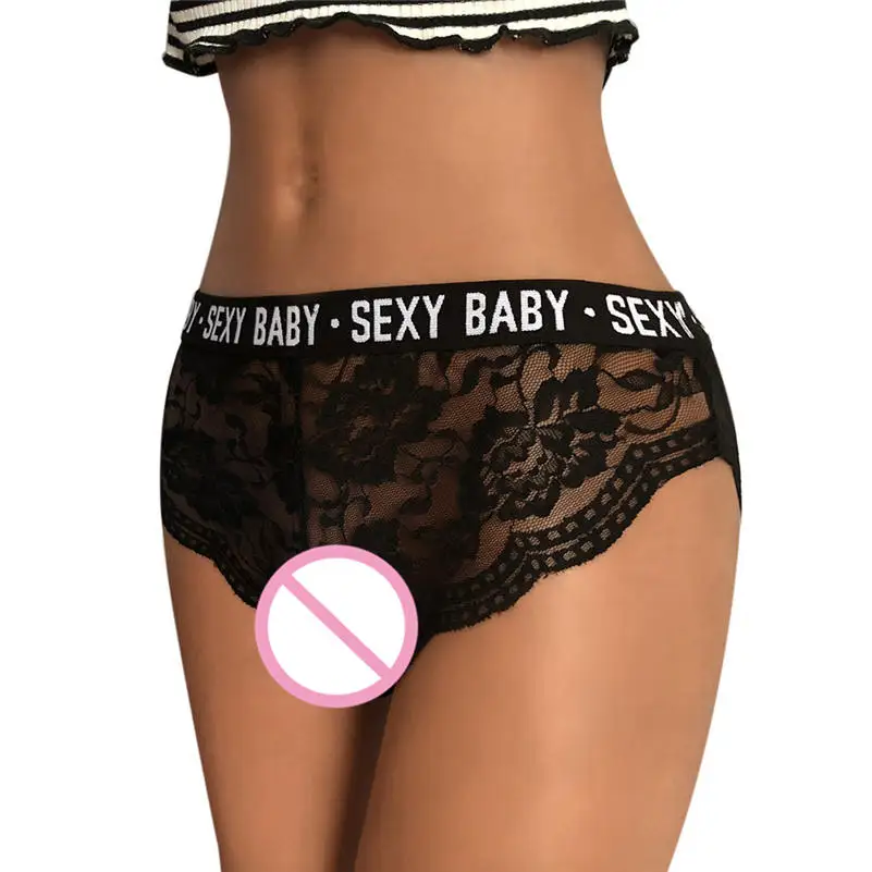 

Women Briefs Fashion Panties Sissy Lace Femenina Sexy Hollow Lingerie Babydoll Underpants Bandage Underwear bragas mujer BB4