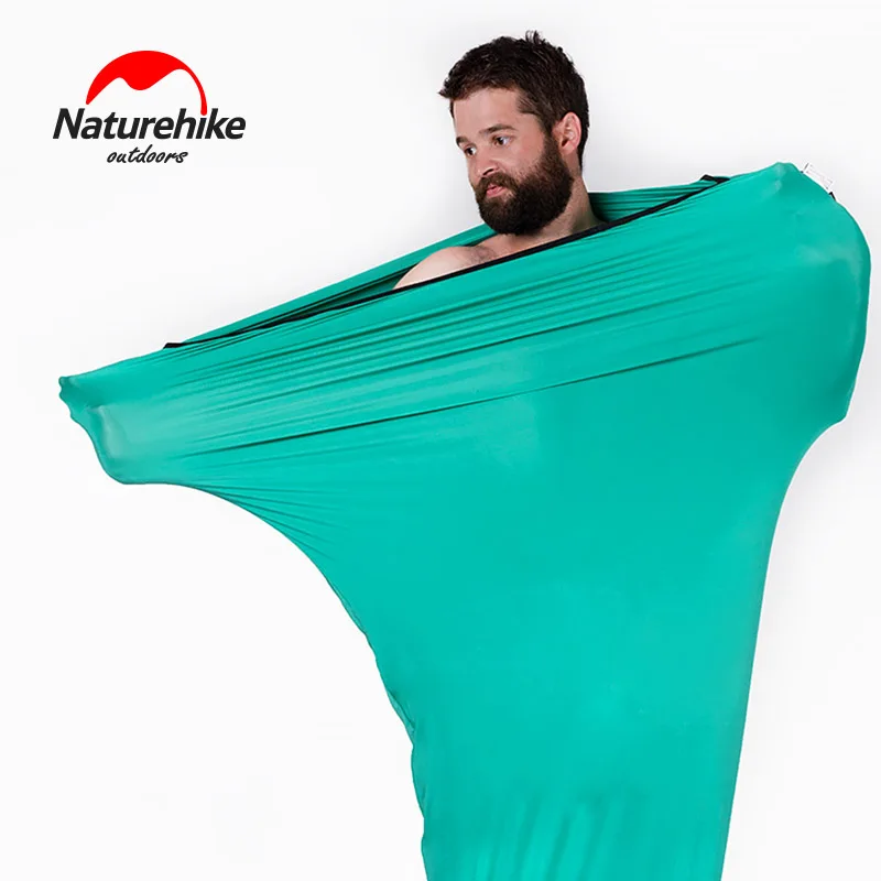 

Naturehike NH17N002-D Separate dirty sleeping bags liner Washable thin elastic light sleeping bags for travel Camping at Hotel