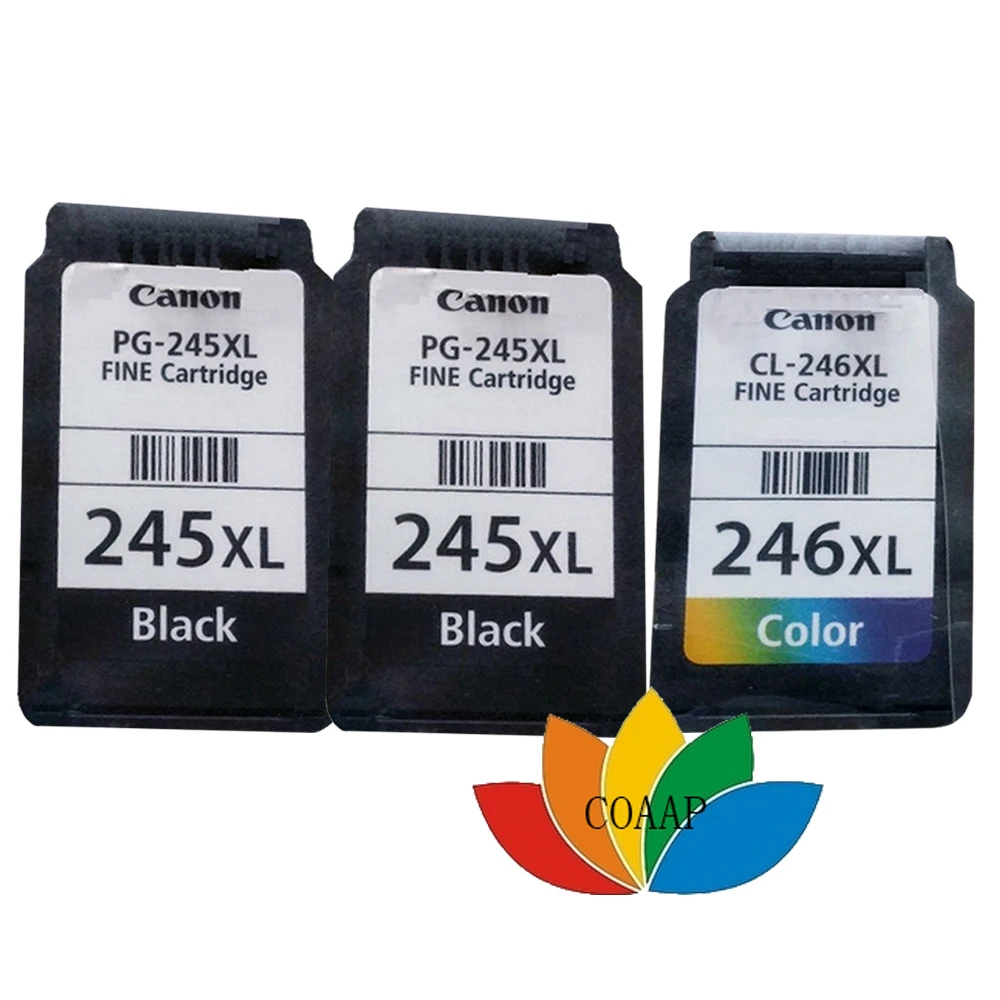 Compatible PG245 CL246 PG-245 CL-246 Ink Cartridges for Canon MG2420 MG2924 MG2920 MG2520 MG2420 ip2800 MG2520 Printer