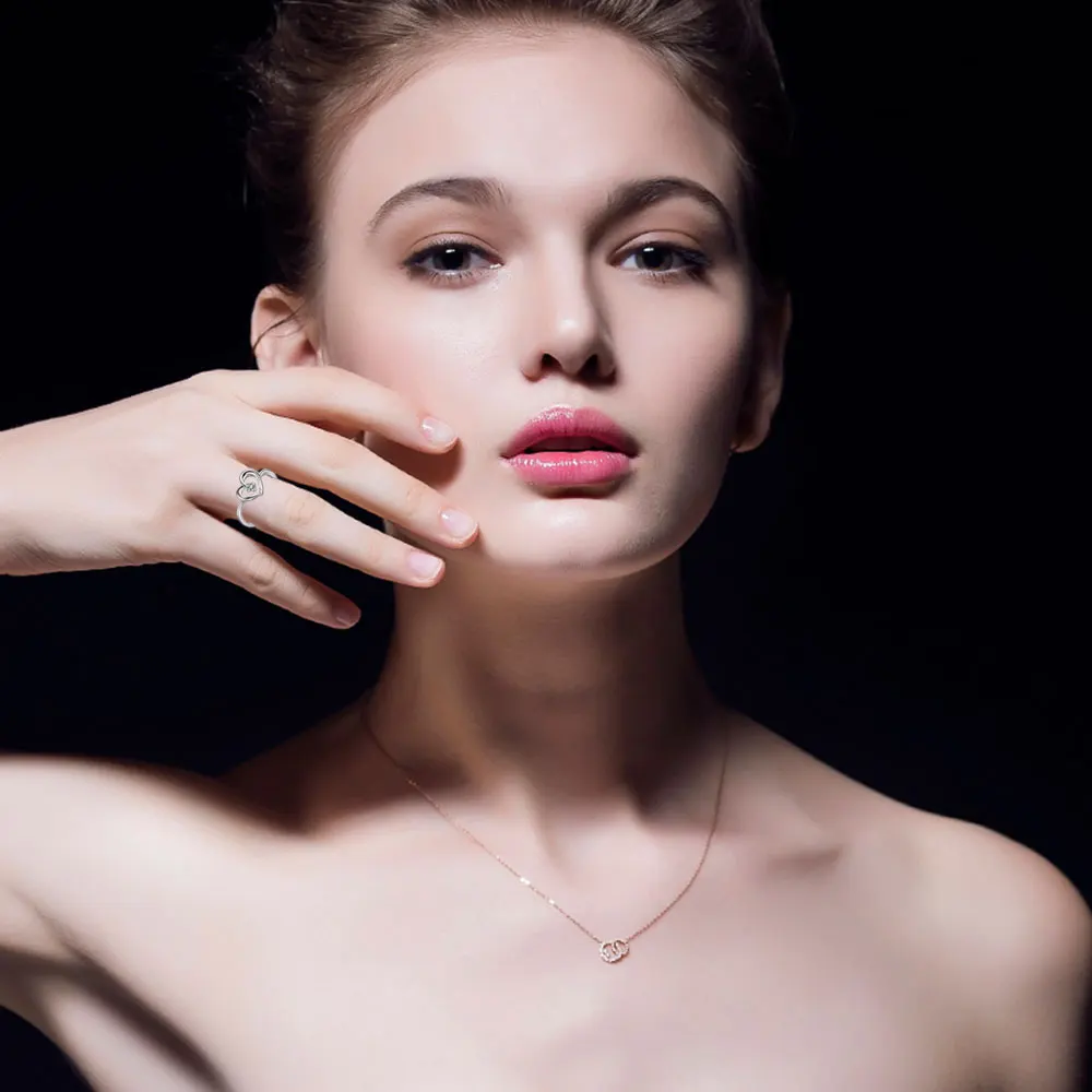 silver diamond rings