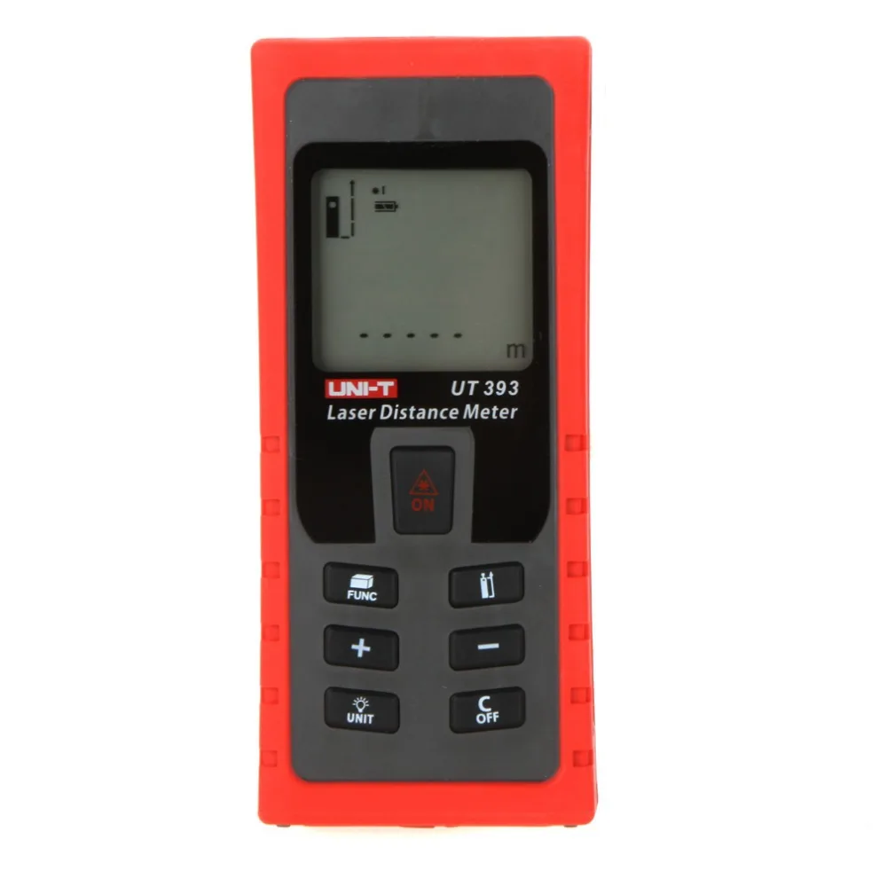 

UNI-T UT393 Handheld 0.05~100m Laser Distance Meters W/ Area/Volumn/Pythagoras Theorem Calculation Theorem Calculation