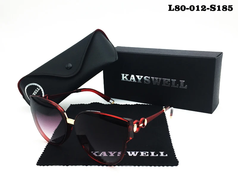 KAYSWELL новые женские солнцезащитные очки кошачий глаз брендовые дизайнерские модные градиентные ретро солнцезащитные очки L80-012