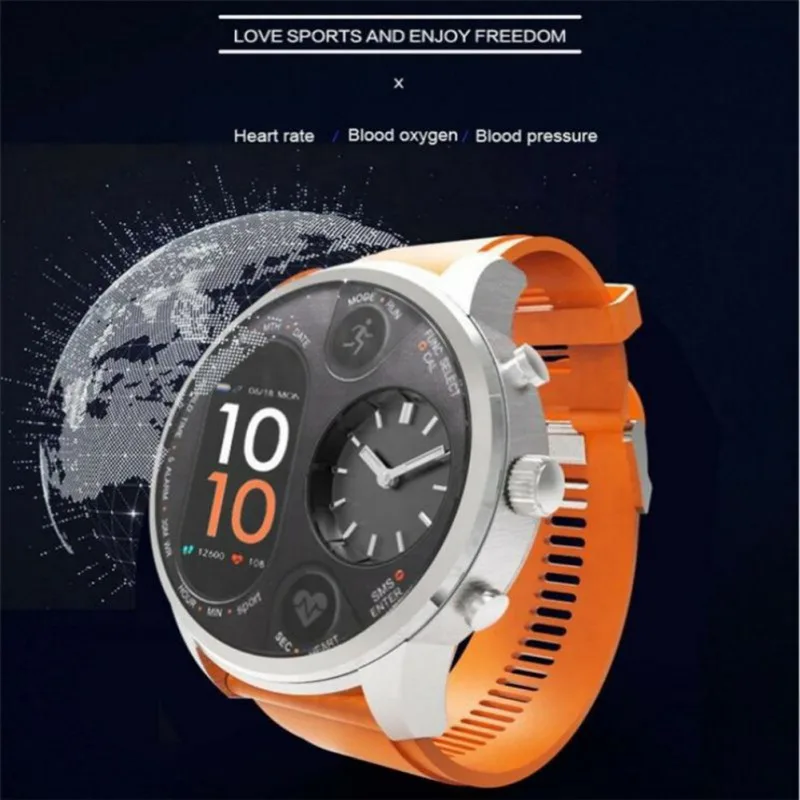 

Men Smart Watch T3 Color Screen Dual Display Smart Wristband Business Intelligence Activity Tracker IP68 Waterproof Bracelet