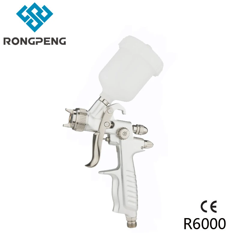 

RONGPENG HVLP AIR SPRAY GUN 606 1.0MM 100CC Match Top Grade Auto Repair Spray Gun Air Bush Spray gun for painting car