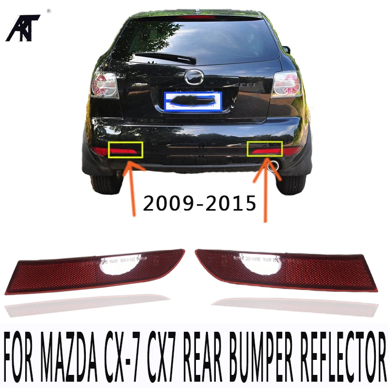 Tail Rear Bumper Reflector Warning Light For Mazda 3 2010 2011