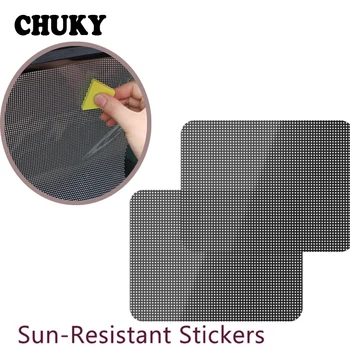 

CHUKY Car Styling Static Electricity Sticker Shade Covers For Audi A3 A4 B7 B8 B6 A6 C6 C5 Q5 Nissan Qashqai Juke X-trail T32