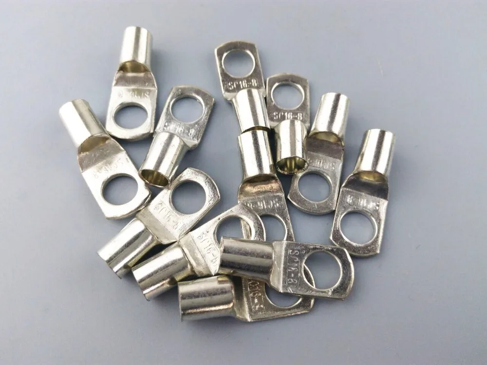 SC 16 8 Bolt Hole Tinned Copper Cable lugs Battery Terminals 16mm wire