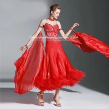 Modern Waltz dancing dress Tango Ballroom Dance Dress, Smooth Ballroom Dress, Standard Ballroom Dress
