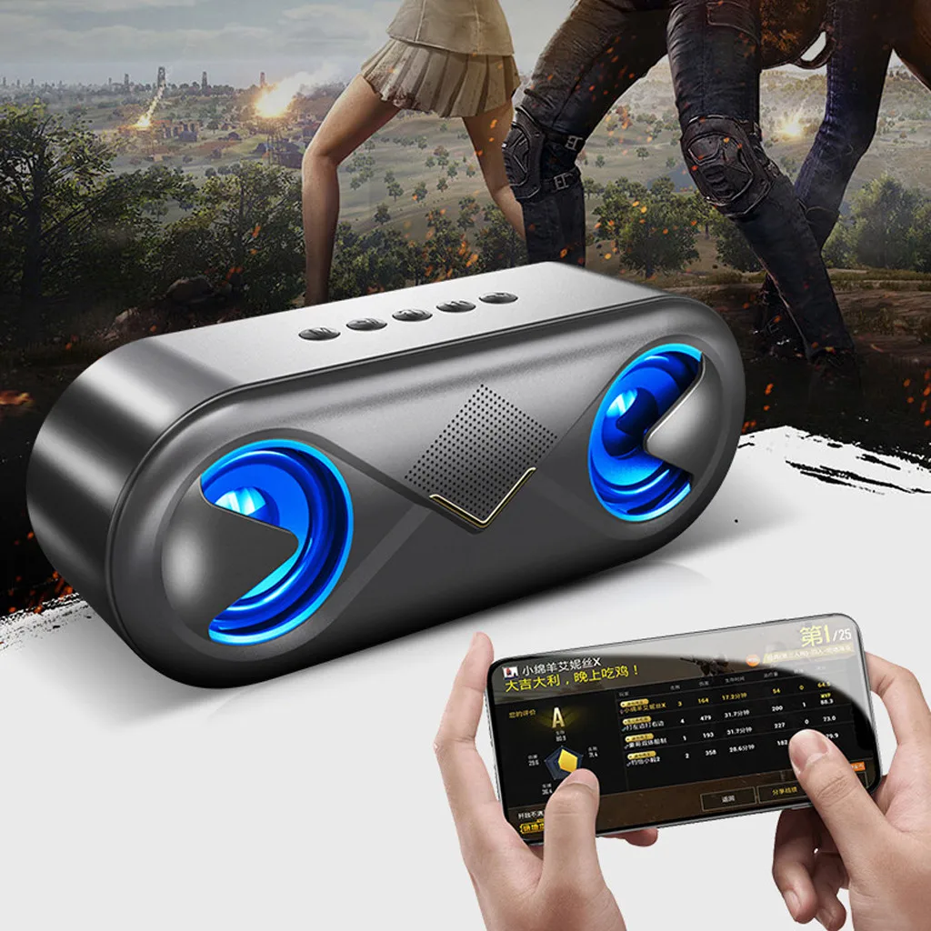 Беспроводная bluetooth колонка водонепроницаемая велосипедная портативный сабвуфер