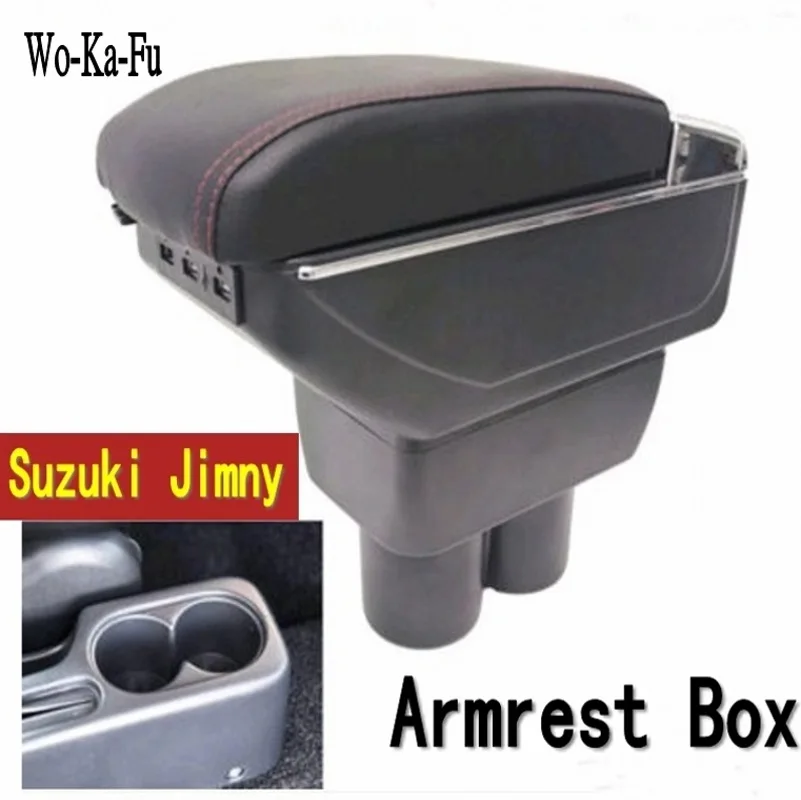 For Suzuki Jimny armrest box central Store content Storage box with cup holder ashtray products For Suzuki Jimny armrest box central Store content Storage box with cup holder ashtray products