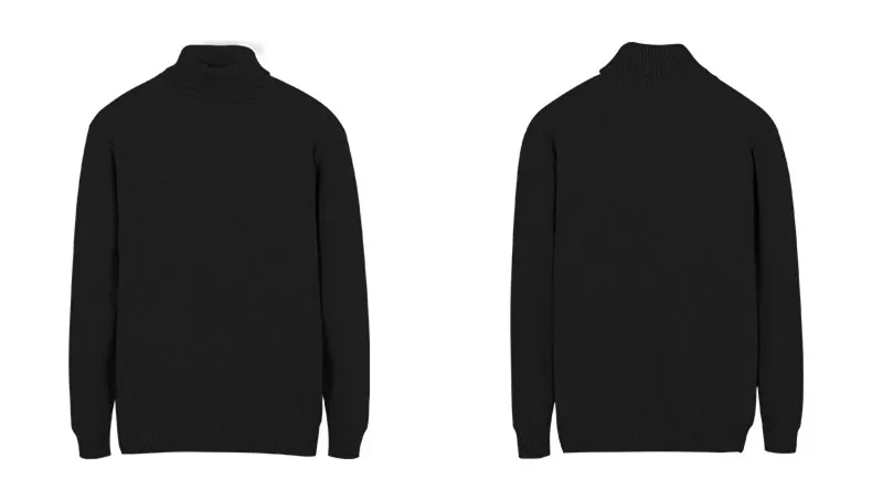 MRMT 2018 брендовый осенний Новый повседневный мужской свитер с высоким воротником тонкий срез тонкий пуловер для мужчин однотонный джемпер