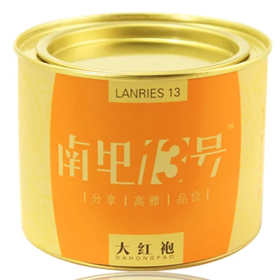 Oolong tea big red robe autumn wuyi round tin 50 |