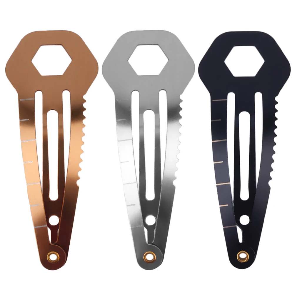 Women's Selfdefense Multi Tool Hair Clip Hairpin Stainless Steel Tactical Multifunctional