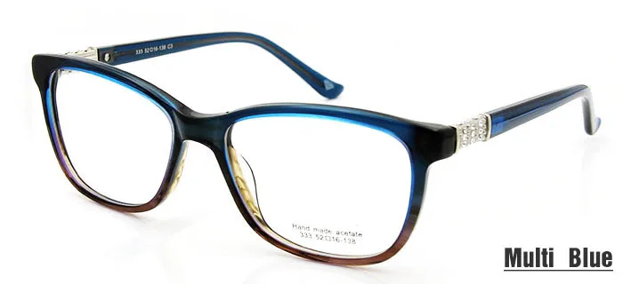 ESNBIE высокое качество oculos feminino со стразами оправы для очков женские оптические очки дизайнерские прозрачные линзы очки - Цвет оправы: Eyeglasses Multi Bl