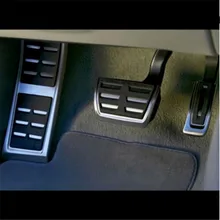 Reposapiés de freno de combustible DSG para coche, funda de Pedal deportiva para Audi A4, A4L, A6L, A7, S7, S4, RS4,A5, S5, RS5, 8T,Q5, SQ5, 8R, accesorios para automóviles