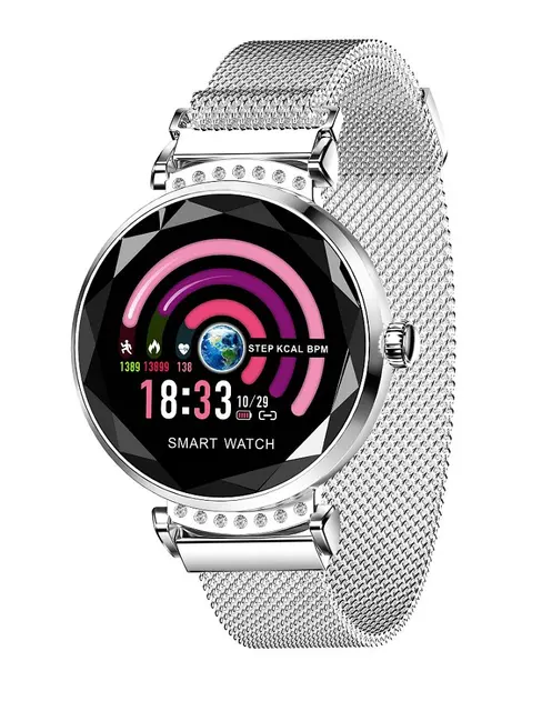 Lemfo H2 女性のスマートウォッチ Ip67 防水心拍数血圧モニターファッションスマートウォッチ女性 Smart Watches Aliexpress