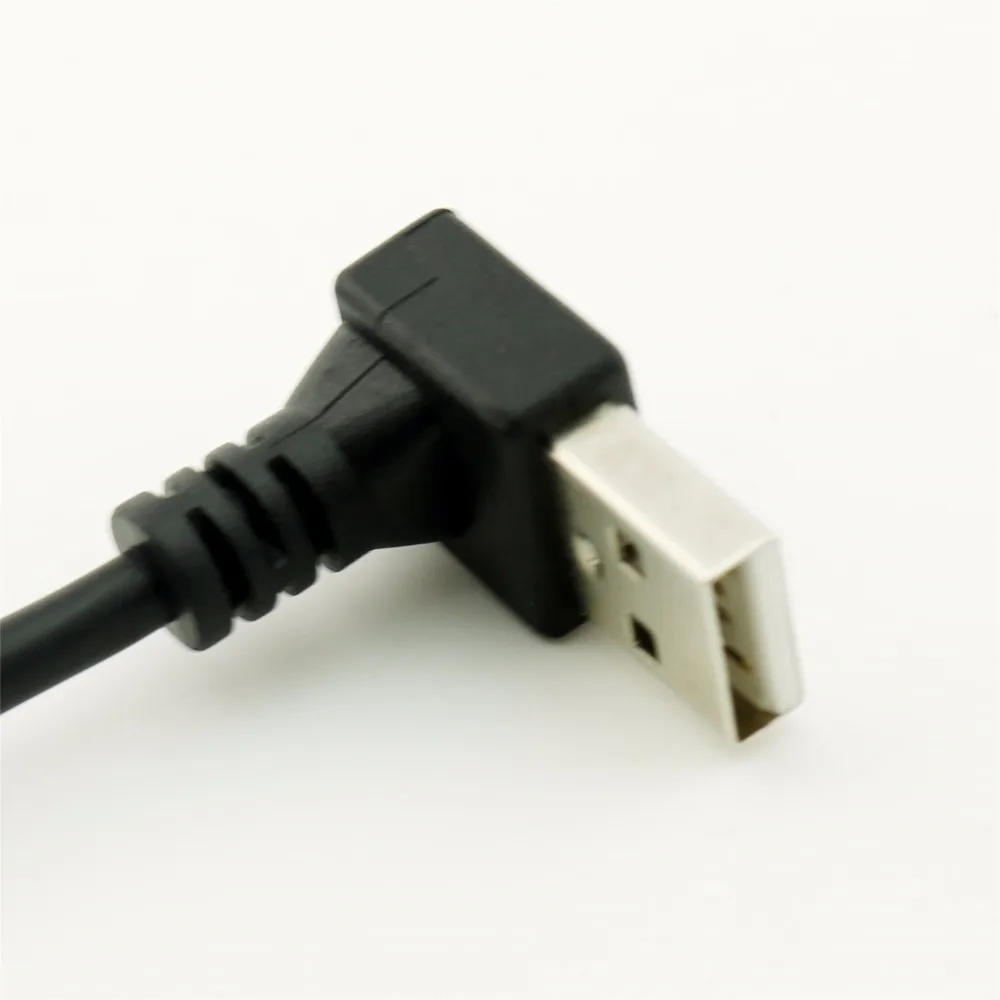 1 шт. штекер USB 2 0 А на B под углом 90 градусов адаптер для принтера сканера шнур 25
