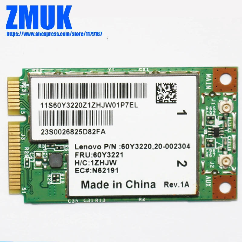 BCM94312MCG 802.11b/g WiFi адаптер для Lenovo Ideapad S10 Series FRU 60Y3221 20002303|Комплектующие ремонта