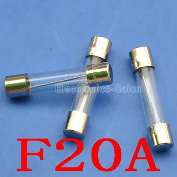 

( 100 pcs/lot ) 20A/250V 6x30mm Quick Blow Glass Tube Fuse, UL Certified.