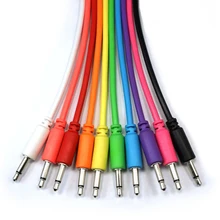 Mono модульные кабели-TS 3,5mm 1/8 inch-патч Synth Synthesizer Eurorack-10 Pack