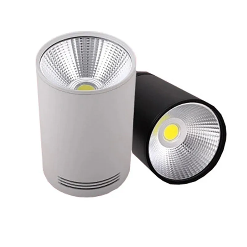 

40X 5W/7W/12W/15W Surface mounted downlight Dimmable COB Downlight Light AC85-265V LED Ceiling Cabinet Light Spotlight