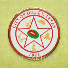 Обычай имитации город Металлический Нагрудный знак «красные губы» шпильки пять звезд Техас сувенир модная детская рубашка с надписью эмаль