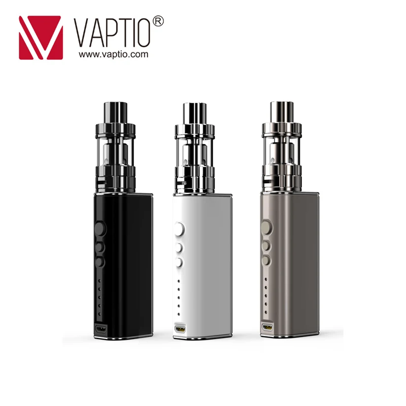 

E-cigarette Vaptio P2 kit 75w box mod built in 1850mah vw mod Vaporizer Kit electronic cigarette 2.0ml Top filling 0.25ohm coils