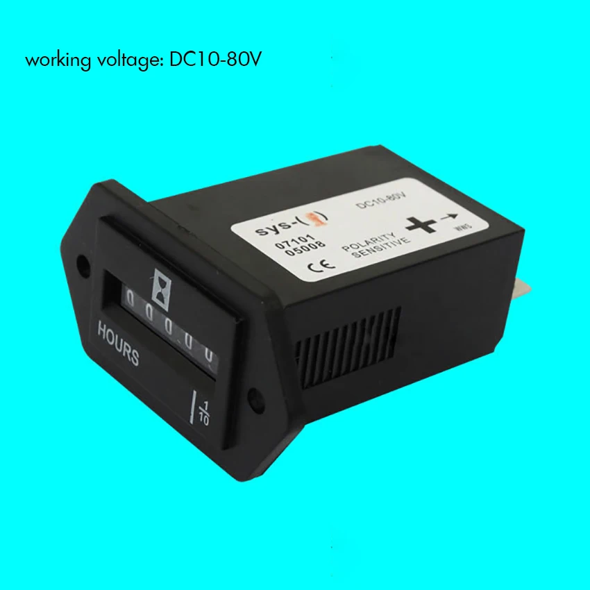 DC 10 80 V/AC 100 250V счетчик часов с цифровым ЖК дисплеем для лодки тракторный генератор