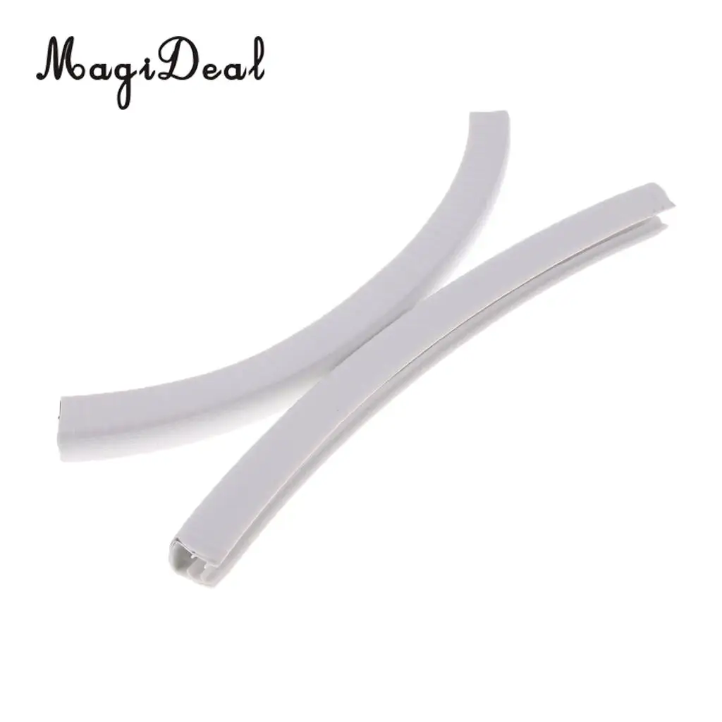 2pcs Rubber Longboard Skateboard Deck Protection Strip Skateboard Nose Tail Guard 12cm Outdoor Skateboarding Accessories