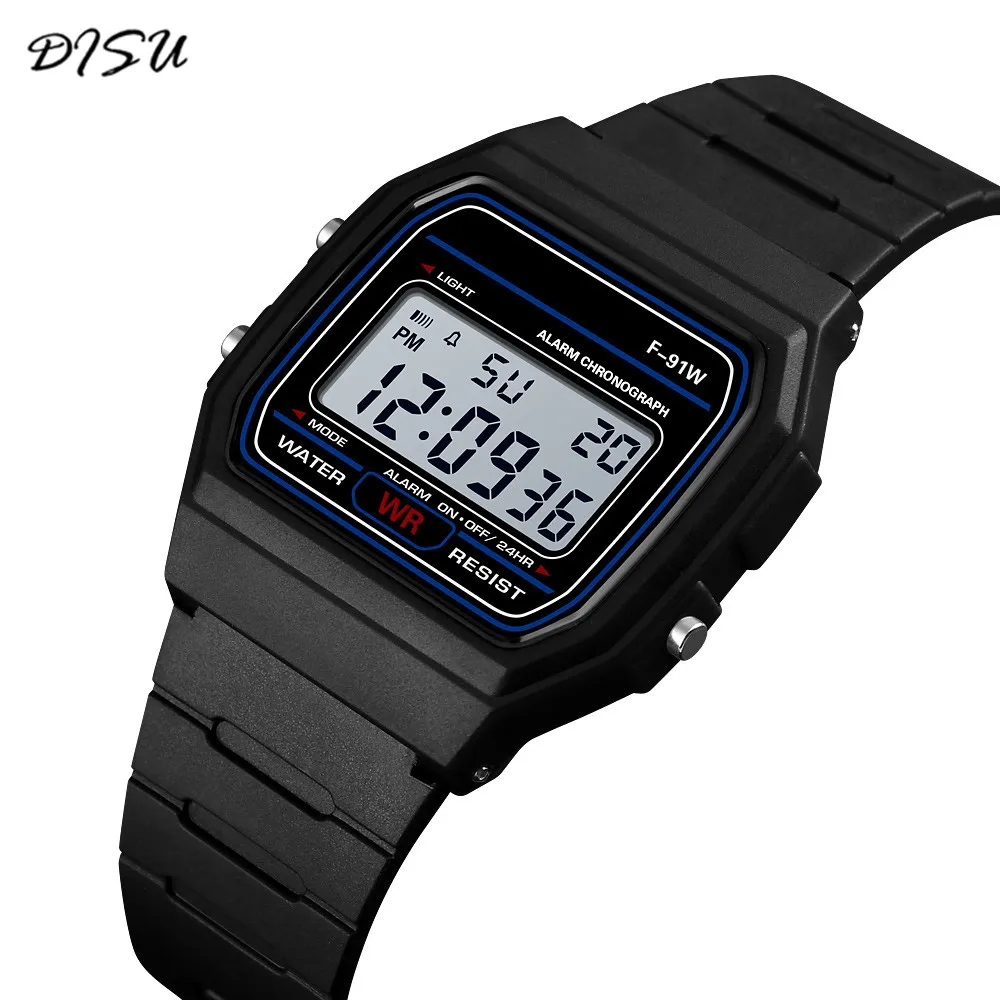 

DISU Men Women Wrist Watch Analog Military Army Sport LED Waterproof Watch relogio digital esportivo sports watches