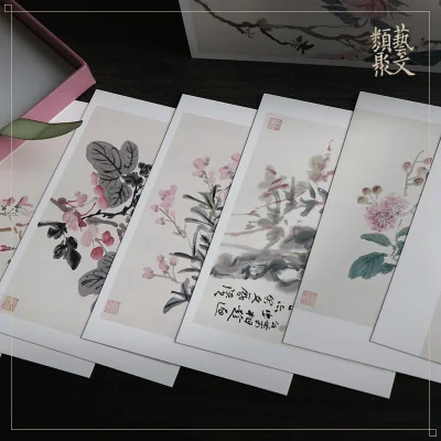 Художественная открытка: Речные цветы птицы рисование от Huang Bin Hong Landscape