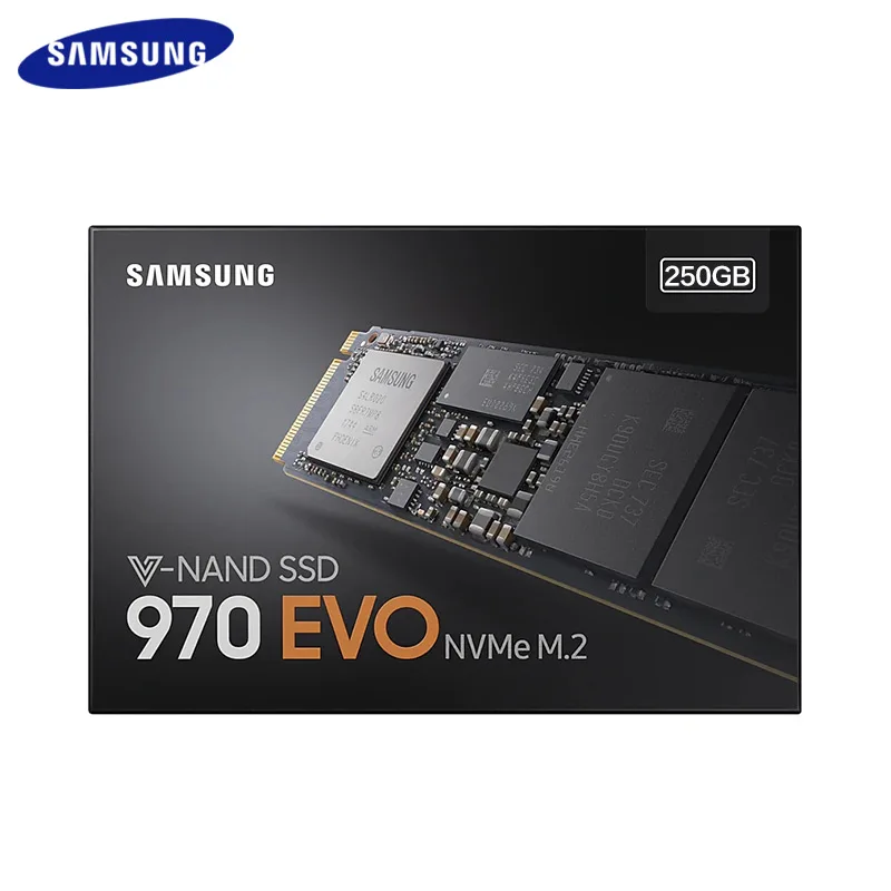 

100% Original Samsung NVME M.2 SSD 250GB 500GB 970 EVO M.2 Internal Solid State Disk Hard Drive 1T 2T For Laptop Desktop PC MLC