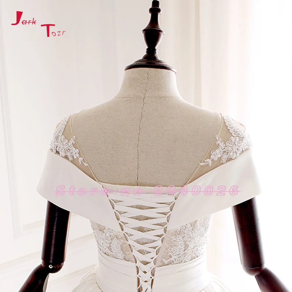 Jark Tozr 2019 Новое поступление Свадебные платья Vestido De Noiva бисер аппликации Франции
