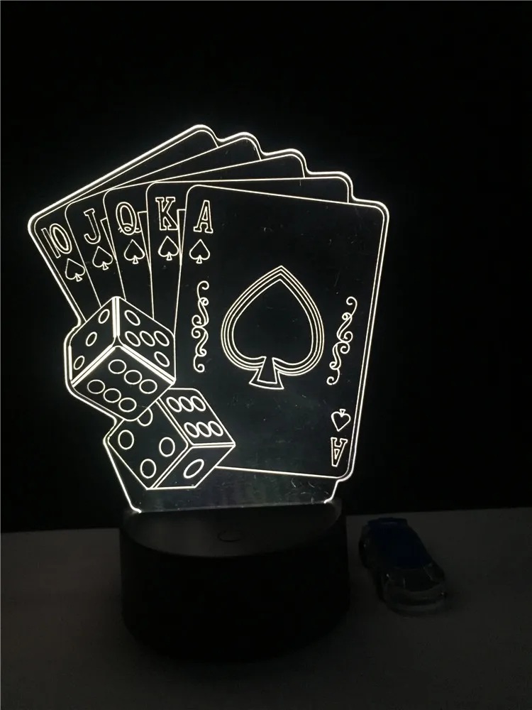 Luzes da Noite espadas de poker do cartão Suit For : Baby Kids Boys Girls Pregnant Women Man
