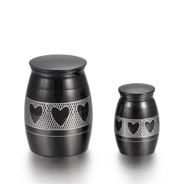 IJU001 Stainless Steel Mini Cremation Ashes Holder Urn Stainless Steel Memorial Cremains Funeral