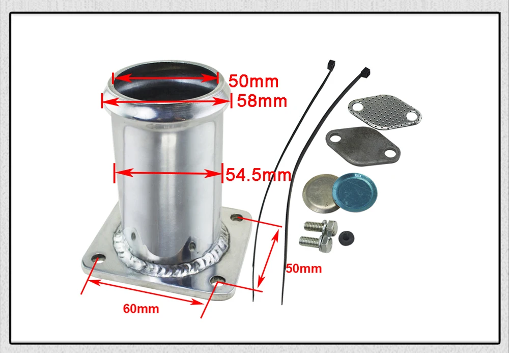 Hypertune-ALUMINUM EGR комплект для удаления/удаление EGR комплект заглушки байпаса для BMW E46 318d 320d 330d 330xd 320cd 318td 320td EGR07