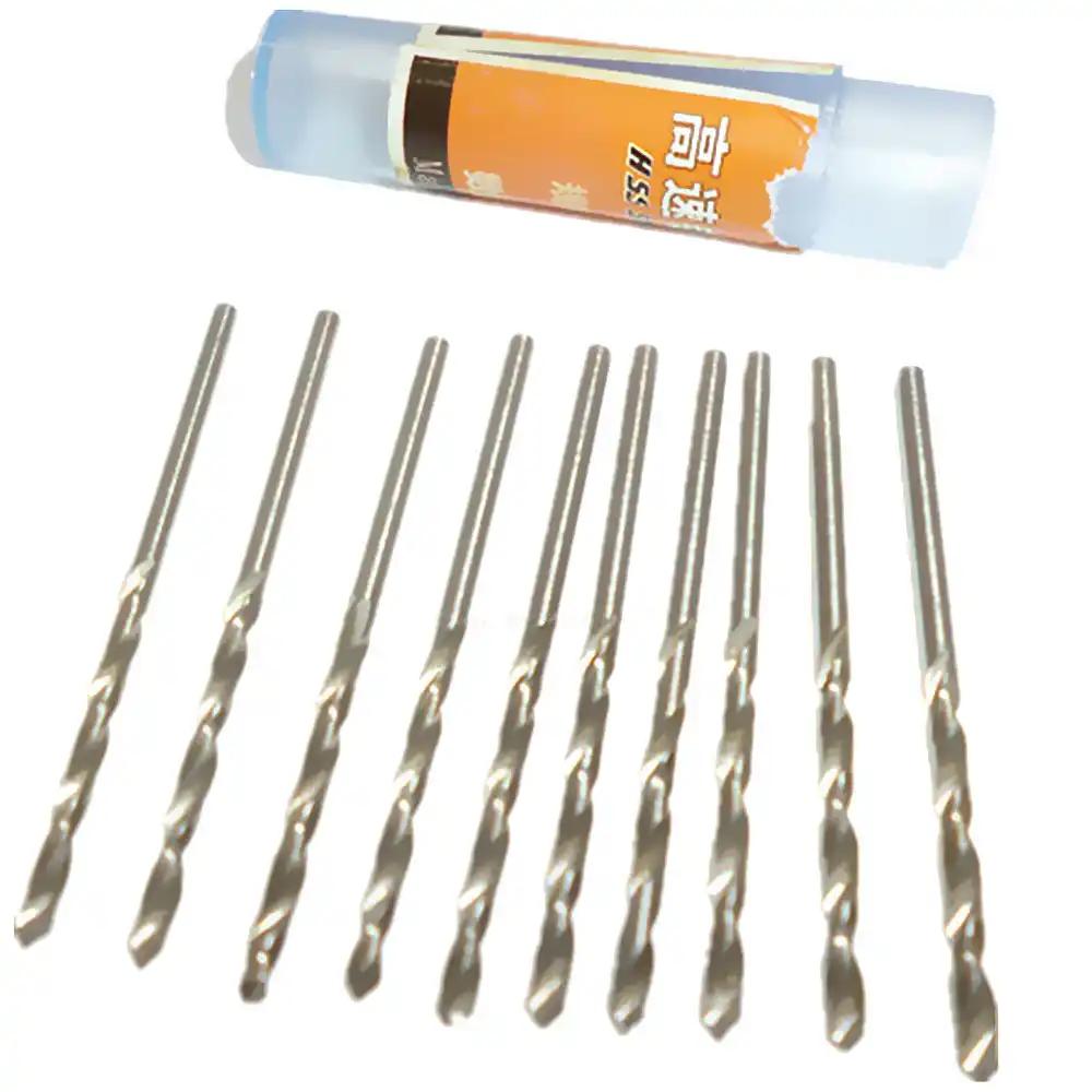 10pc 2mm Twist Drills Hss Drill Bit Metric High Speed Steel Twist