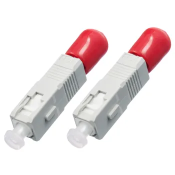 

2pcs Multimode ST Female to SC Male Fiber Optic Adapter Single mode ST-SC Hybrid Optical Adaptor