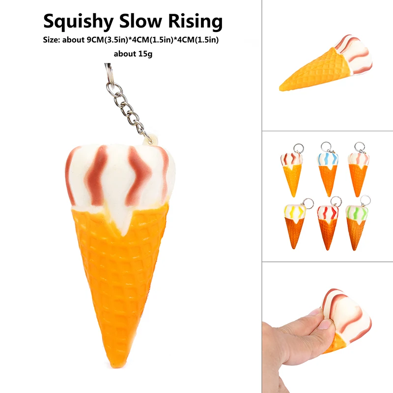 

Squishy colorful Ice Cream Kawaii Squishies Slow Rising Soft Squeeze Stuffed hot magic Toys Gifts Collections birthday present