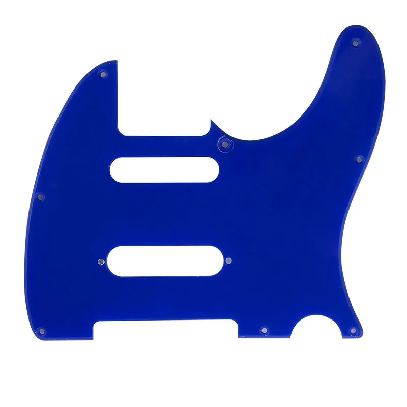 Pleroo Custom Guitar parts-для США Nashville 62 Tele telecaster Guitar pick guard с шипами - Color: 1Ply Blue acrylic