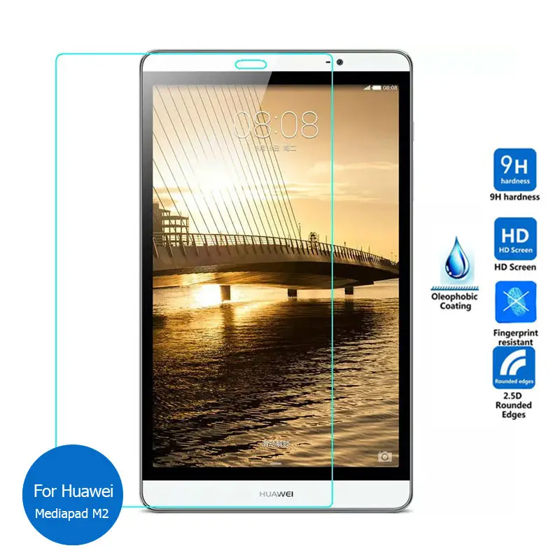 Закаленное стекло для защиты экрана Huawei Mediapad M2 8 0 защитная пленка 2 5 9h на M2-801L Wi-Fi